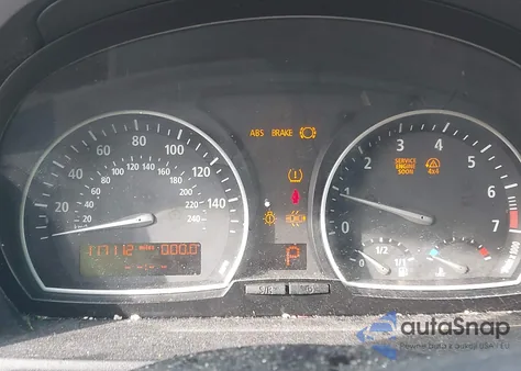 2006 BMW X3 3.0I z USA, uszkodzony, nr VIN WBXPA93446WG77448